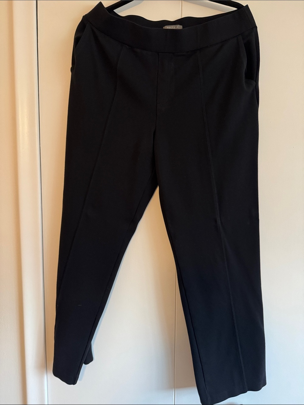 Black Slim Stretch Pants